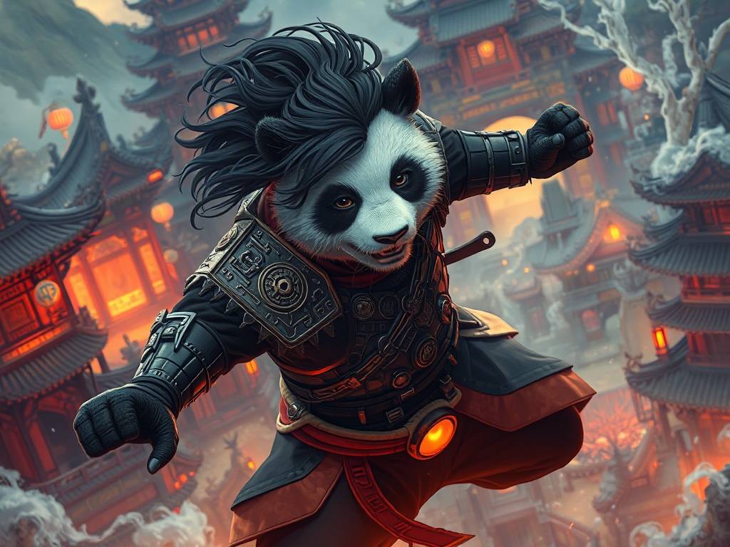 新天龙八部熊猫SF，经典武侠IP的创新演绎与私服文化现象  第4张