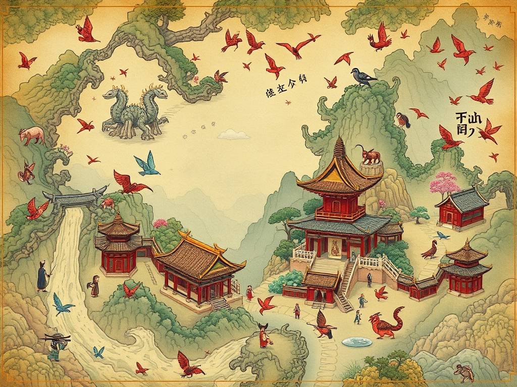 天龙八部私服网地图解析，琼州秘境探幽  第2张