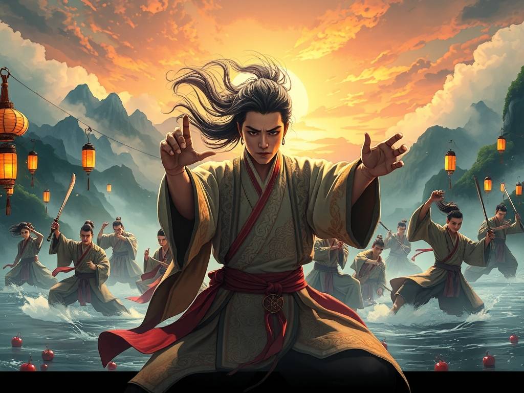 天龙八部名人SF，虚拟江湖中的传奇再现